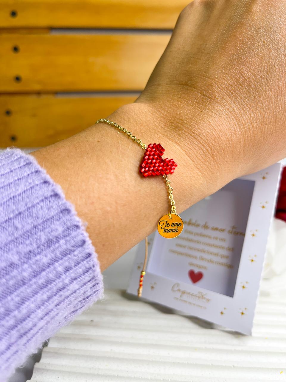 Pulsera simbolo de Amor Mamá
