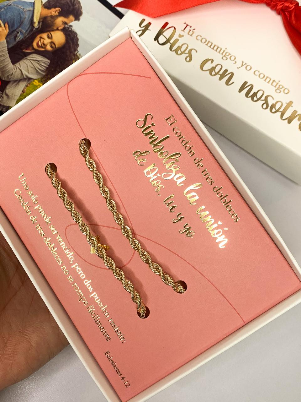 Pulsera tres dobleces PROMO X2