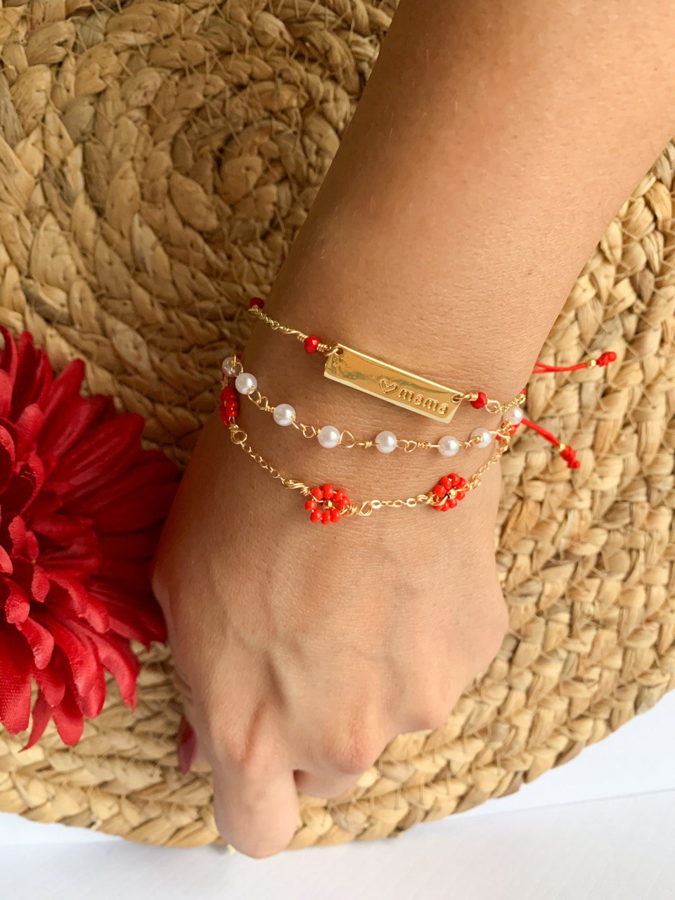 Pulsera Flores para Mamá