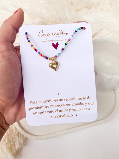 CADENA AMOR DE COLORES