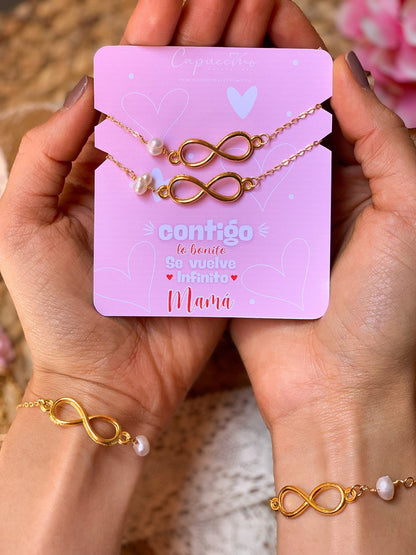 Pulsera Infinito Mamá